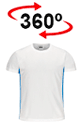 vista 360<sup>0</sup> Camiseta técnica LEOPARD