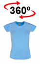 vista 360<sup>0</sup> Camiseta TIFFANY